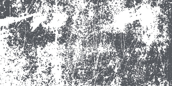 Vintage Roughened Overlay for Design Layouts in Monochromatic Style