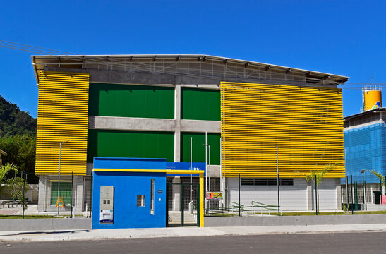 RIO DE JANEIRO, BRAZIL - MAY 7, 2024: Rio de Janeiro City Hall School Factory in Itanhanga neighborhood