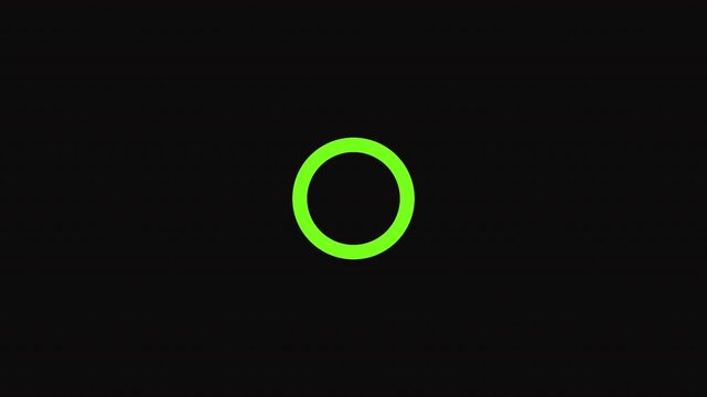 Animated checkmark icon design on a black background featuring a loading progress bar; covers download progress, game data loading, and buffering processes. 4K quality animated video.