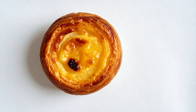 Delicious Portuguese Egg Tart Pastry Dessert