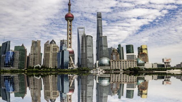Shanghai fantasy skyline 