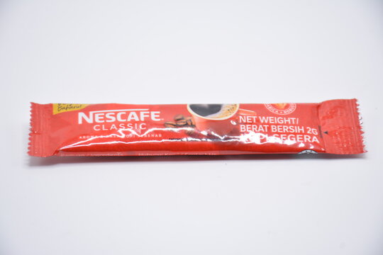 Nescafe Classic instant coffee stick in Manila, Philippines
