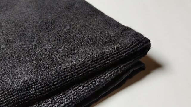 Fresh unused towel fabric with a soft absorbent surface, showcasing high-quality textile material for bathroom, hotel, spa, wellness, laundry, cleaning, and home lifestyle concepts. Ideal for commerci