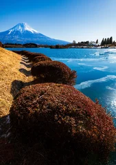 Mt.Fuji at Tanuki lake, Fujiyoshida, Japan © lkunl