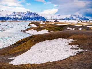 Icebergs in  Jokulsarlon glacier lagoon, Iceland © lkunl