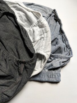 close-up of unused underwear featuring smooth textile material and clean craftsmanship. Suitable for fashion catalogs, online shopping, clothing advertisements, garment production, and hygiene-related
