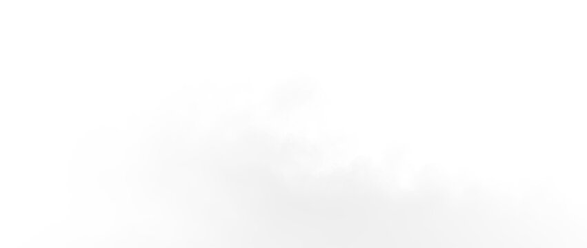 Clouds move across the sky in a scene set on a transparent background during daytime