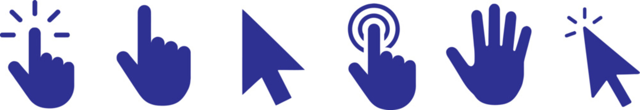 Emotion faces icons set