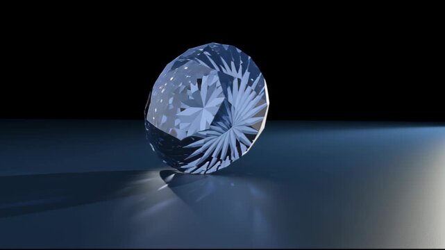 Brilliant cut diamonds shining luxury gemstone background, abstract motion background for modern creative design