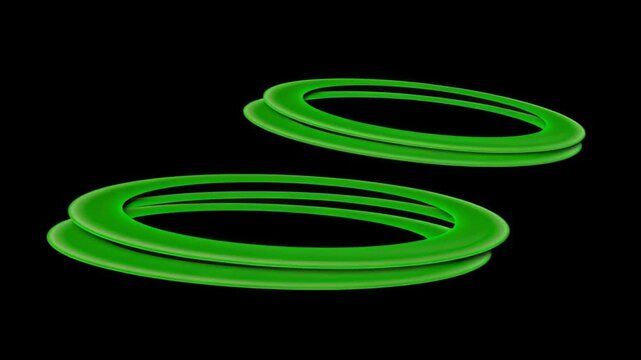 Colorful neon rings glowing abstract light background, abstract motion background for modern creative design projects