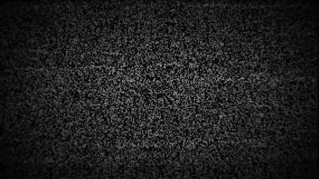 Old film VHS tv overlay effect, Retro noise tv grain texture footage .The effects of noise and malfunction of the TV, computer. static noise background 4k video