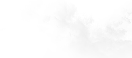 Clouds drift softly in the sky on a clear day with a transparent background for use in digital design © Liubov