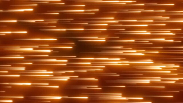 Abstract orange background with glowing vertical light streaks
