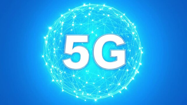 5 g network technology concept: digital global connectivity and high-speed data communication