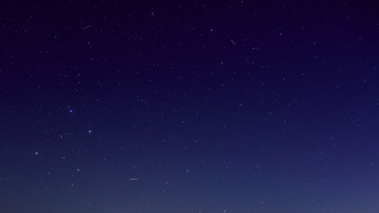 Fototapeta premium Summertime Milky Way stars and constellations.