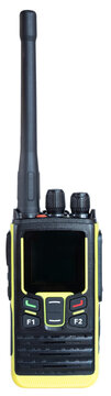 Yellow and black GMRS Walkie Talkie