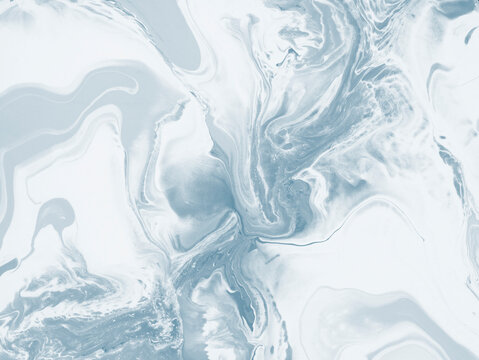 Gray abstract background, creative hand painted marble and brush texture