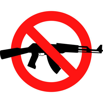 Stop War Symbol Vector Illustration