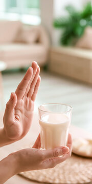 「牛乳はいりません」：アレルギーや不耐症を示す手のサイン
