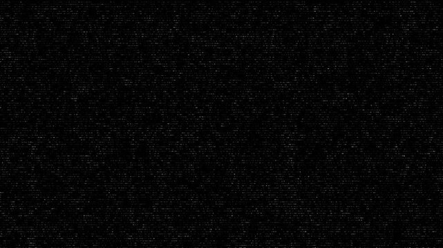 Analog tv vhs static noise with retro glitch and signal distortion