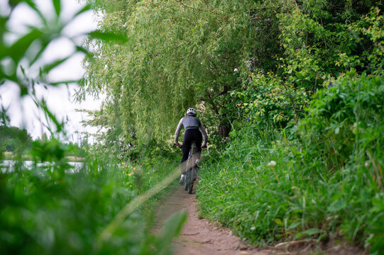 Active Lifestyle and Mountain Biking in a Forest Park