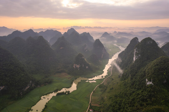 Rice Fields From Above