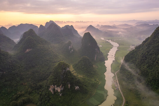 Rice Fields From Above