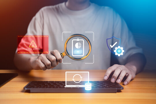 Cybersecurity analyst overseeing incident response workflow at the SOC, threat detection, data recovery, enterprise resilience, and proactive cyber defense strategies