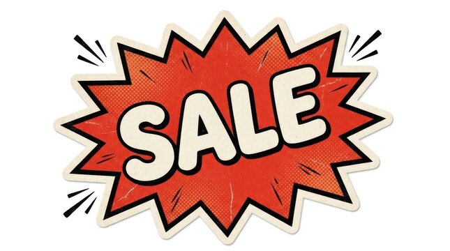 Sale Comic Speech Bubble