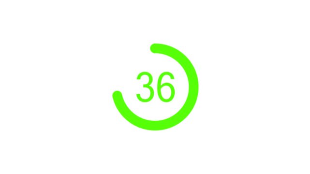 The 50 minutes or seconds, stopwatch vector icon, digital timer. , digital timer. clock and watch, timer.