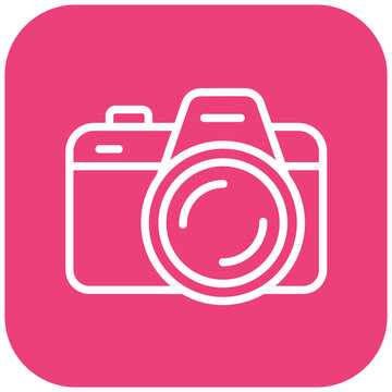 Vector Design Dslr Camera Icon Style