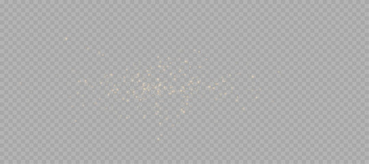 Dust sparkling holiday dust png with glowing golden particles, radiant flare and magical shimmer, transparent overlay for elegant greeting cards, festive backgrounds and celebration artwork © arkadij_st