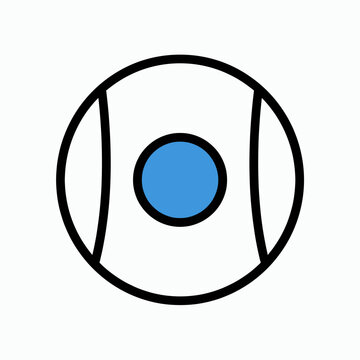 Desktop Assistant Sphere Vector Illustration Digital AI Technology Icon EPS Clip Art