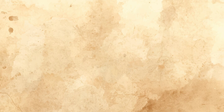 Vintage Old Parchment Paper Texture Background with Aged Grunge Brown Surface and Antique Blank Weathered Sheet Design