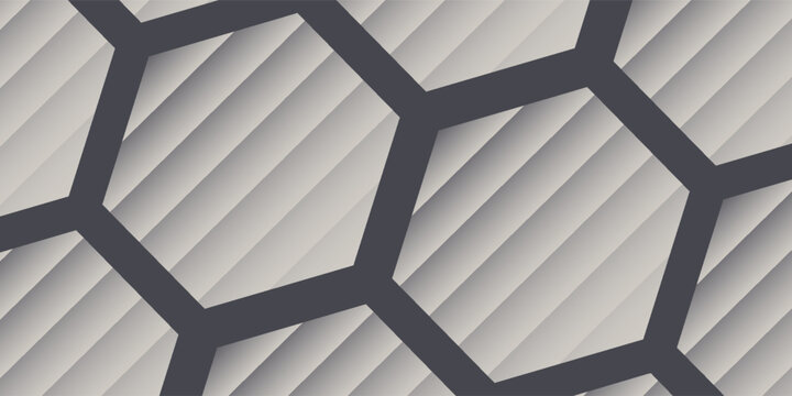 Halftone Hexagonal Pattern Vector Abstract Geometric Technology Background. Retro Colored Half Tone Hexagons Texture. Minimal Style Dynamic Tech Wallpaper. modern