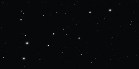 Starry night sky with distant glowing stars astronomy universe constellation astrology background celestial infinite observation exploration starlight atmospheric nighttime glamorous © jr graphics