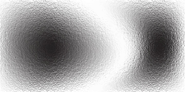 Silver gradient background. Foil paper, glitter effect. Chrome metal grey pattern. Gradation noise texture. Vector abstract illustration for web, card, bg, certificate design