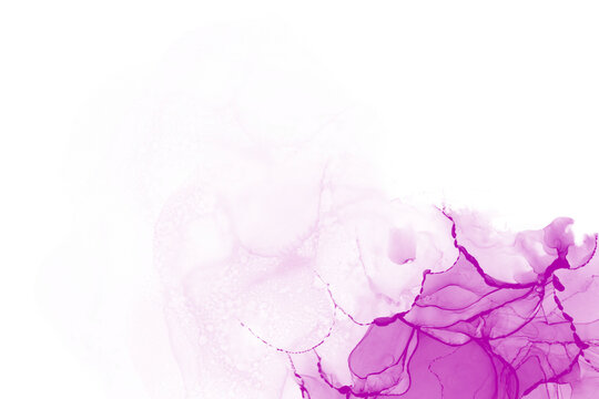 Abstract Purple Fluid Marble Frame PNG Transparent Background
