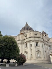 Naklejka premium St. Peter's Basilica view from inside the Vatican City