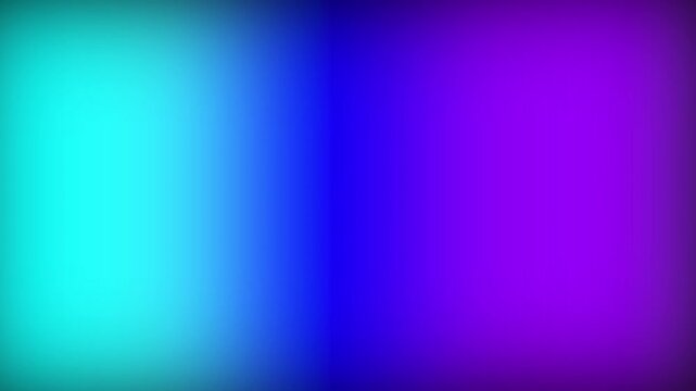 A Vibrant Cyan and Purple Vertical Gradient with a Dark Vignette Border, Minimalist and Atmospheric Neon Glow Black and White Video