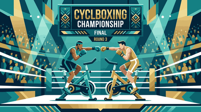 Cyclboxing Championship Final Round Three Intense Competition Showcasing Athletic Prowess