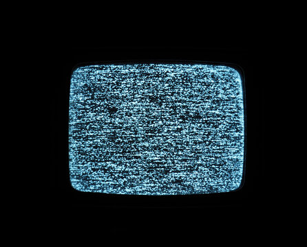 real detuned analog tv static noise glitch