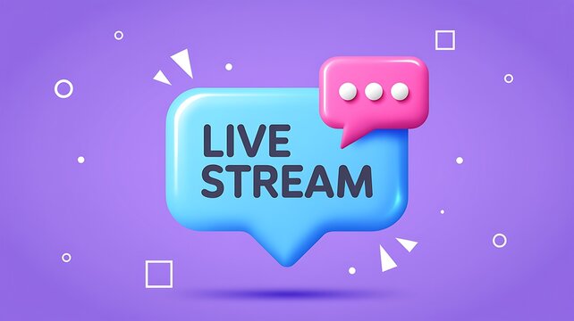 Live stream, social media, chat, online broadcasting, video streaming