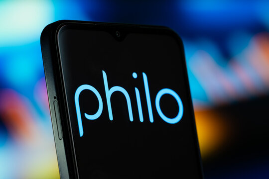 San Francisco, United States- 8 July 2026: Philo logo is seen on a smartphone.