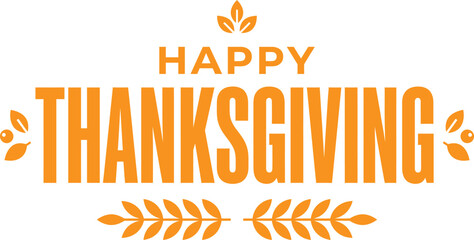Happy thanksgiving wishes with autumn leaves and cornucopia. Happy thanksgiving wishes and greetings with fall leaves © Sajminnahar