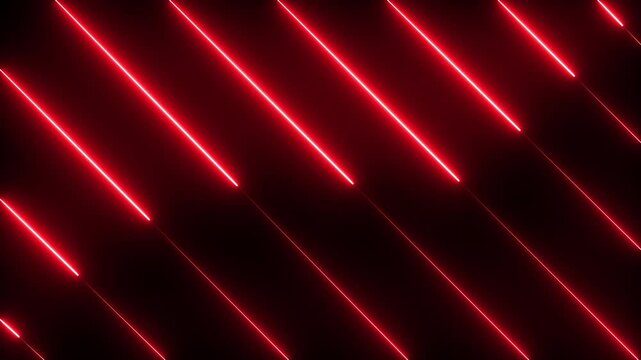 Abstract animation of glowing horizontal neon lines streaming across on the screen. glowing line, Light effect, glowing neon line, horizontal background.