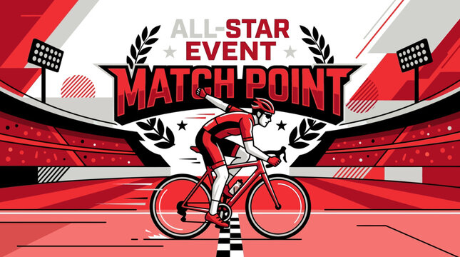 Dynamic Cycling Championship Match Point Event Scene