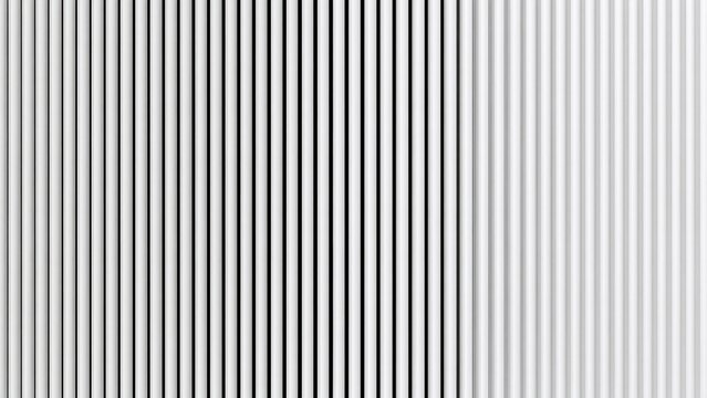 Abstract vertical striped metal wall texture with repeating pattern