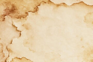 Fototapeta premium Aged paper texture background with peeling edges and stains