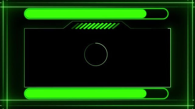 Neon slider control illuminates and deactivates across three frames in a digital interface video interface gui graphic element toggle switch